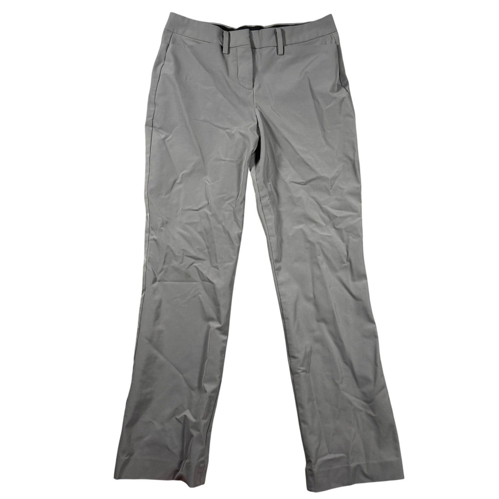 Ministry of Supply Kinetic Pants Mens 2 Grey Slim Straight Stretch Trouser 28x26
